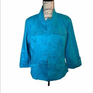 Light, blue jacket size medium fully lined NWT
